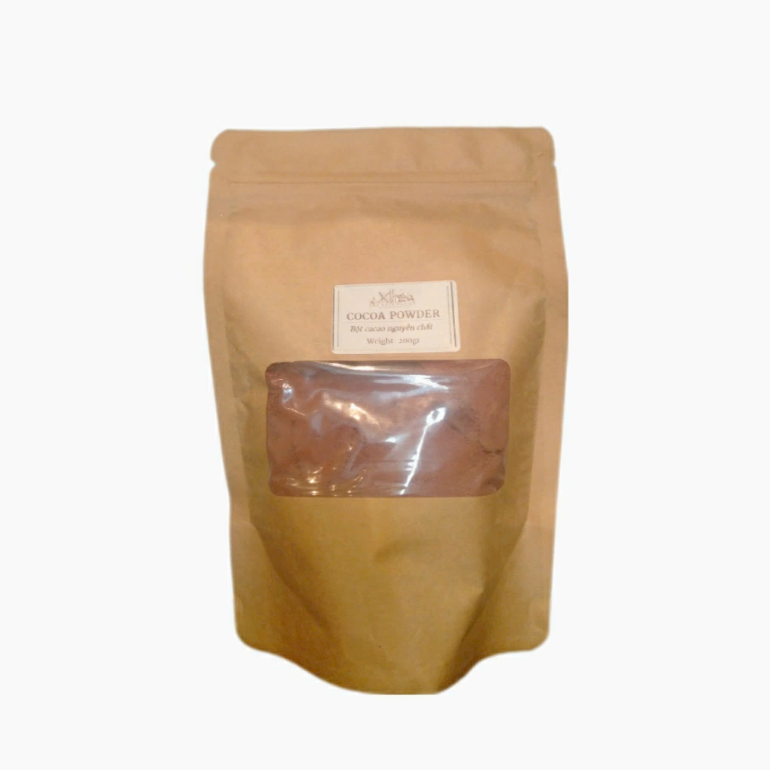 Hạt Cacao Bể và Bột Cacao Nguyên Chất 200gr  - COCOA NIBS The Nuts Valley