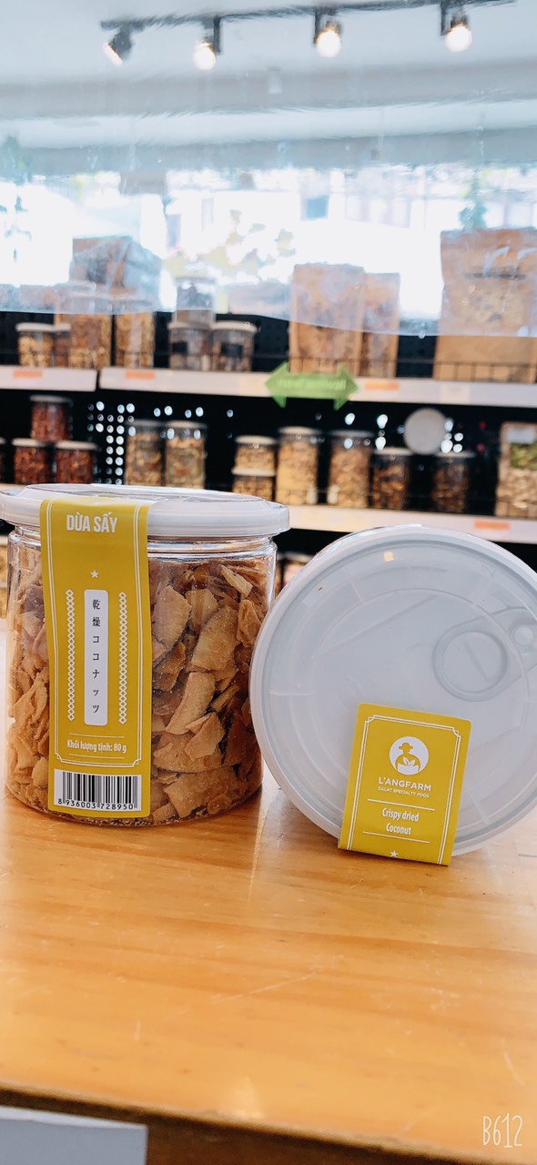 Dừa Sấy - COCONUT CHIP Keto, thuần chay