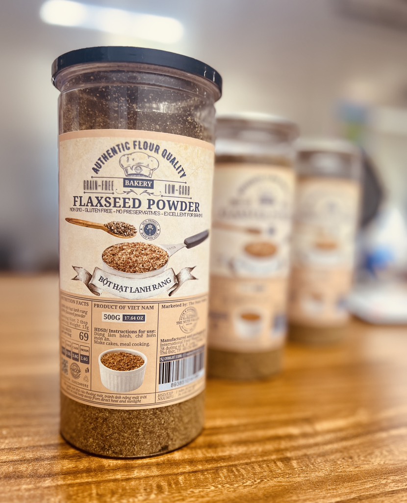 Hạt lanh Tươi và Bột Hạt Lanh Rang - FLAXSEEDS The Nuts Valley