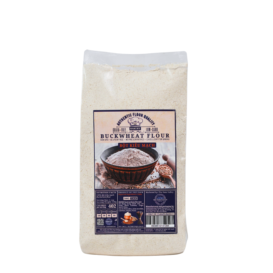 Bột Kiều Mạch và Hạt Kiều Mạch - BUCKWHEAT The Nuts Valley