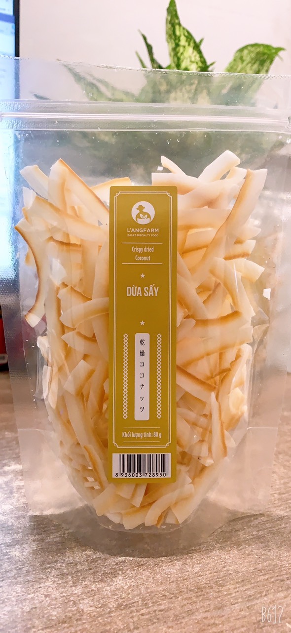 Dừa Sấy - COCONUT CHIP Keto, thuần chay