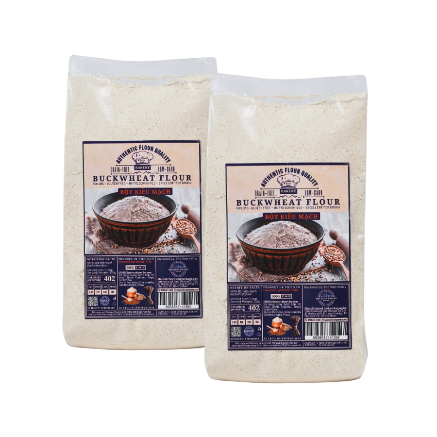 Bột Kiều Mạch và Hạt Kiều Mạch - BUCKWHEAT The Nuts Valley