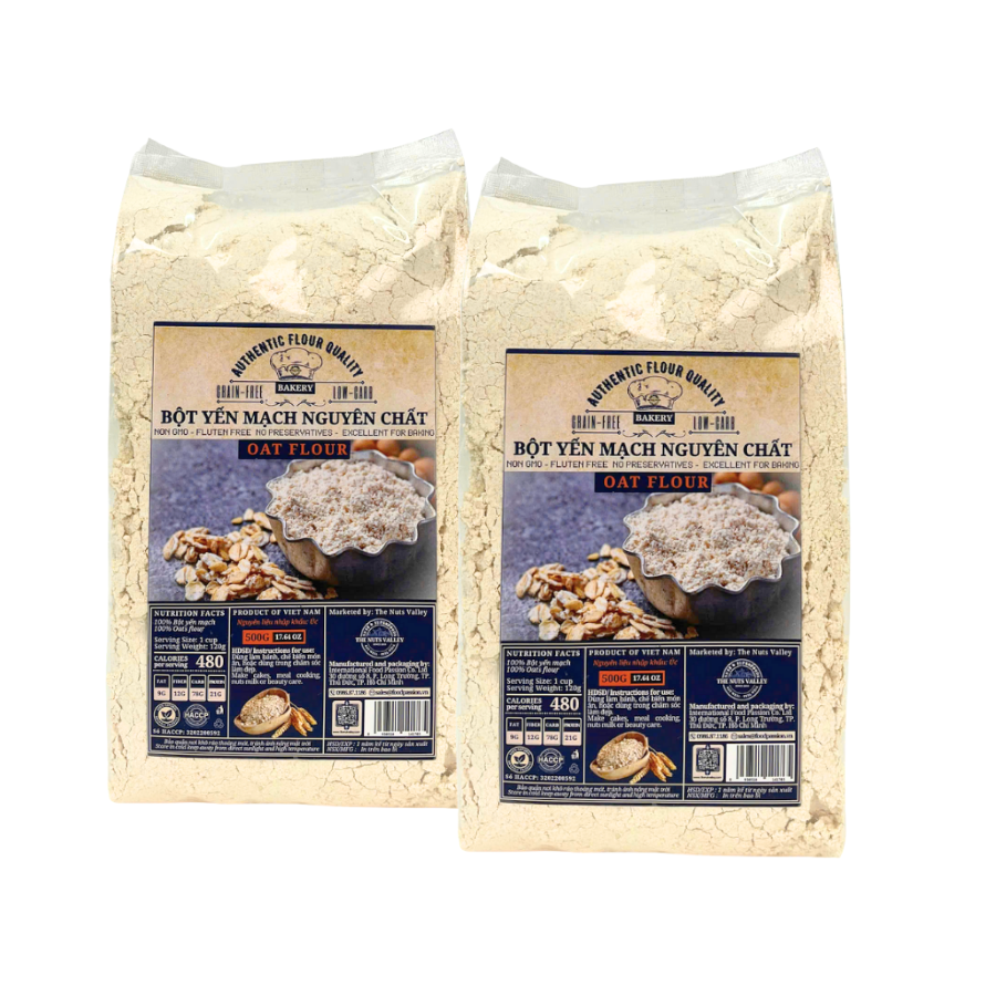 Yến Mạch cán dẹp và Bột Yến Mạch  - Oats The Nuts Valley