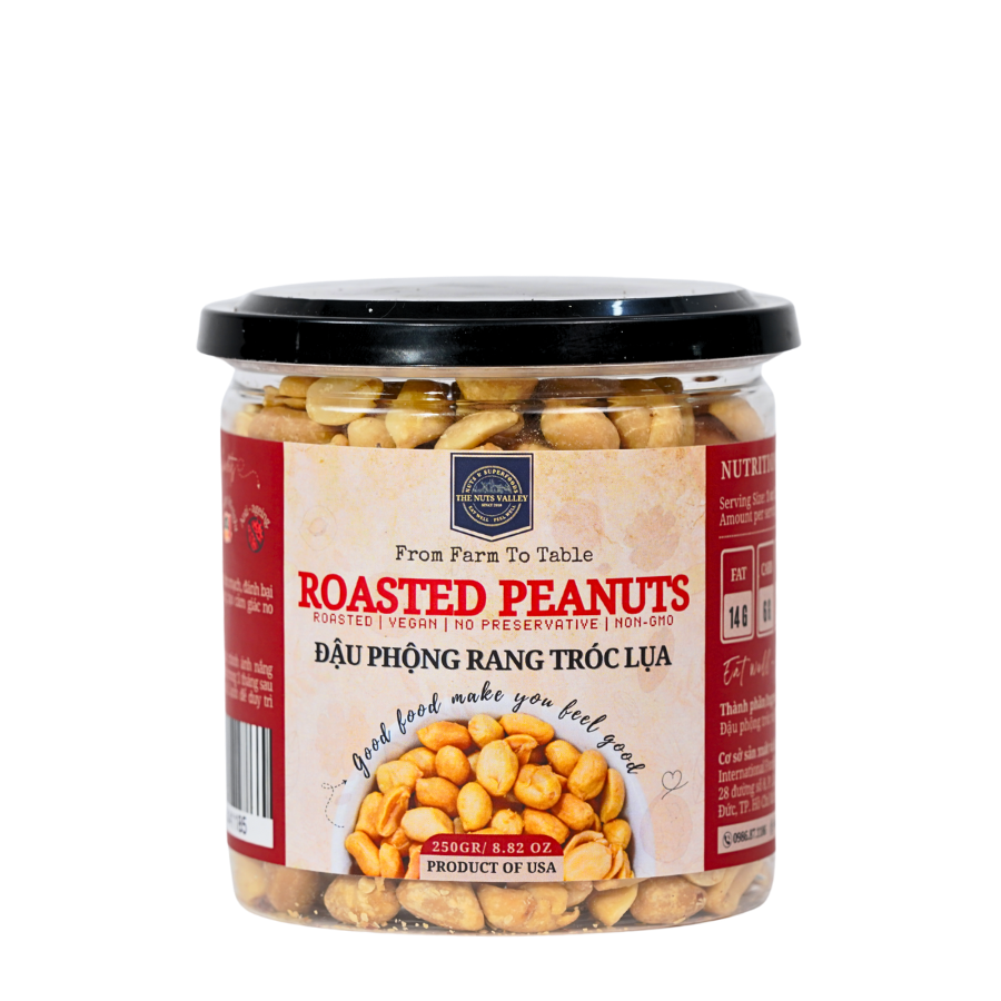 Đậu phộng Mỹ tróc vỏ - PEANUT The Nuts Valley