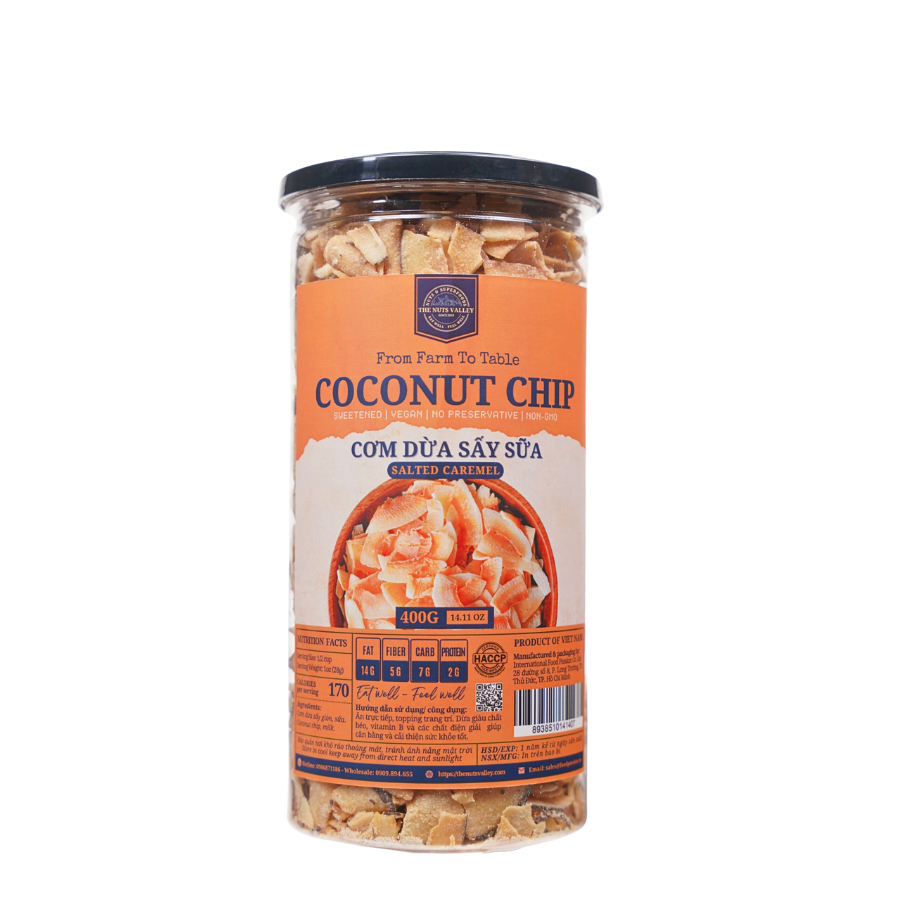 Dừa Sấy - COCONUT CHIP Keto, thuần chay