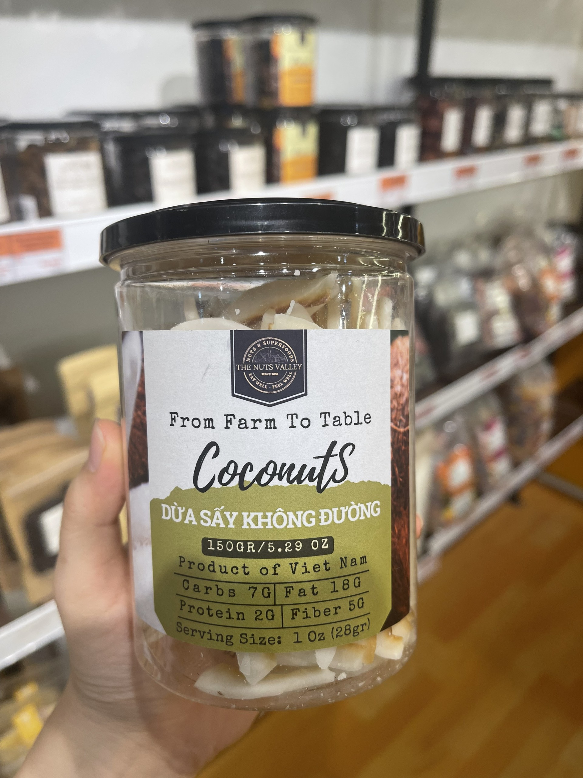 Dừa Sấy - COCONUT CHIP Keto, thuần chay