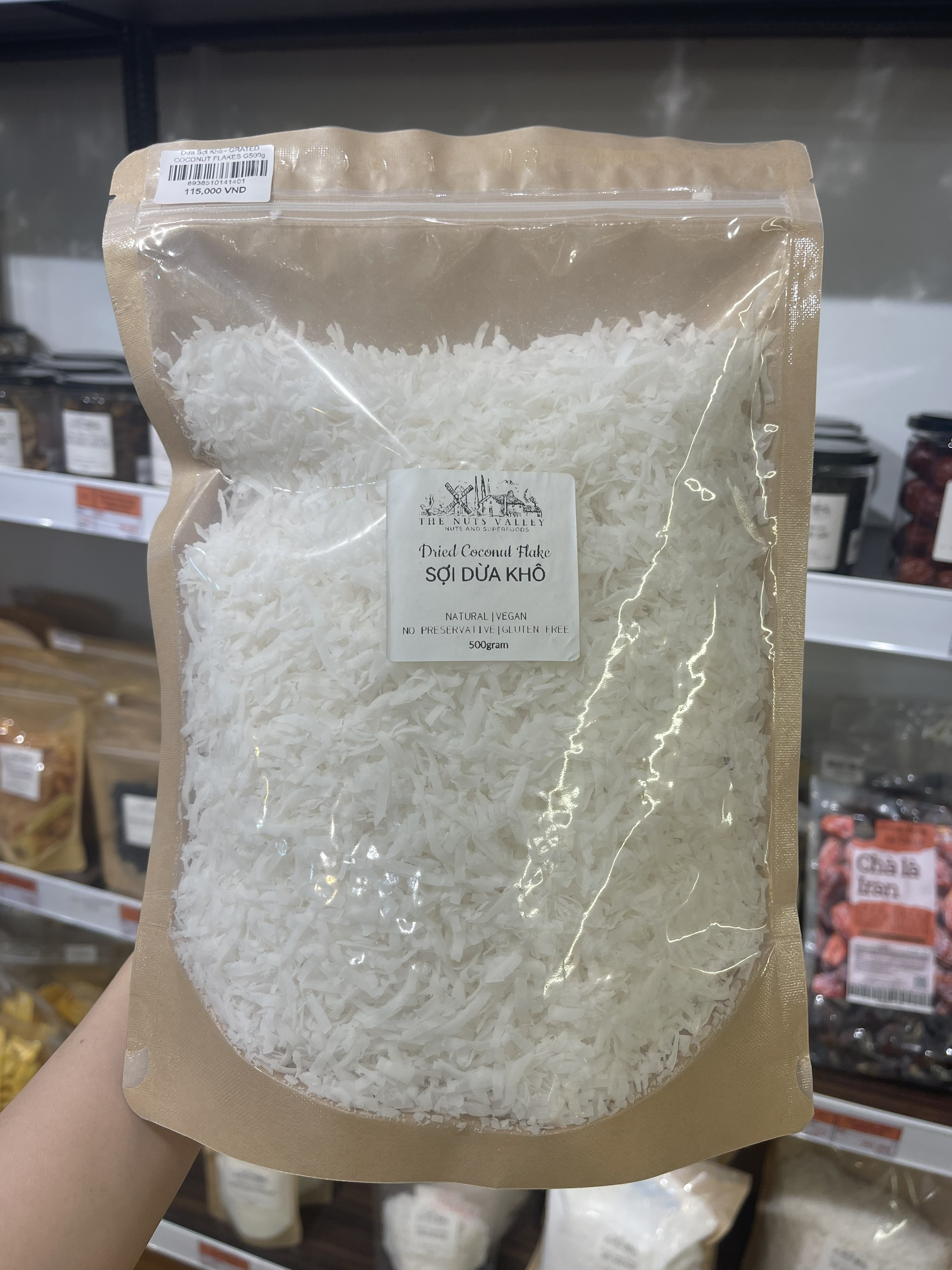 Bột dừa khô, dừa sợi khô, dầu dừa  - Coconut Powder,Flakes, Virgin oil The Nuts Valle