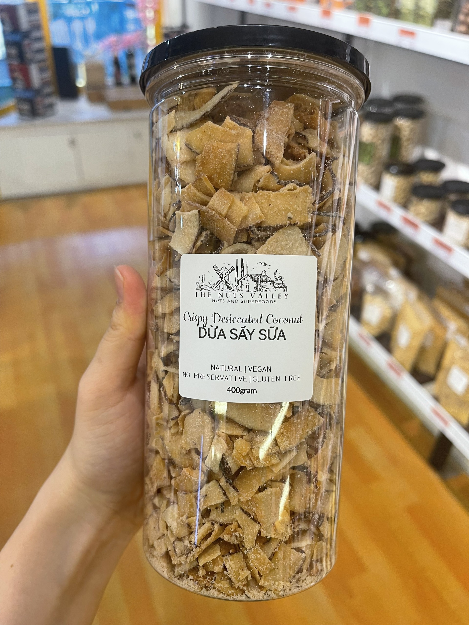 Dừa Sấy - COCONUT CHIP Keto, thuần chay