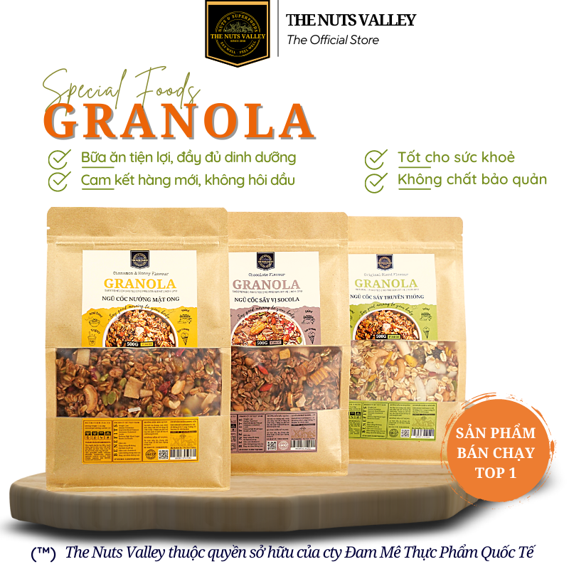 Ngũ cốc Granola - The Nuts Valley