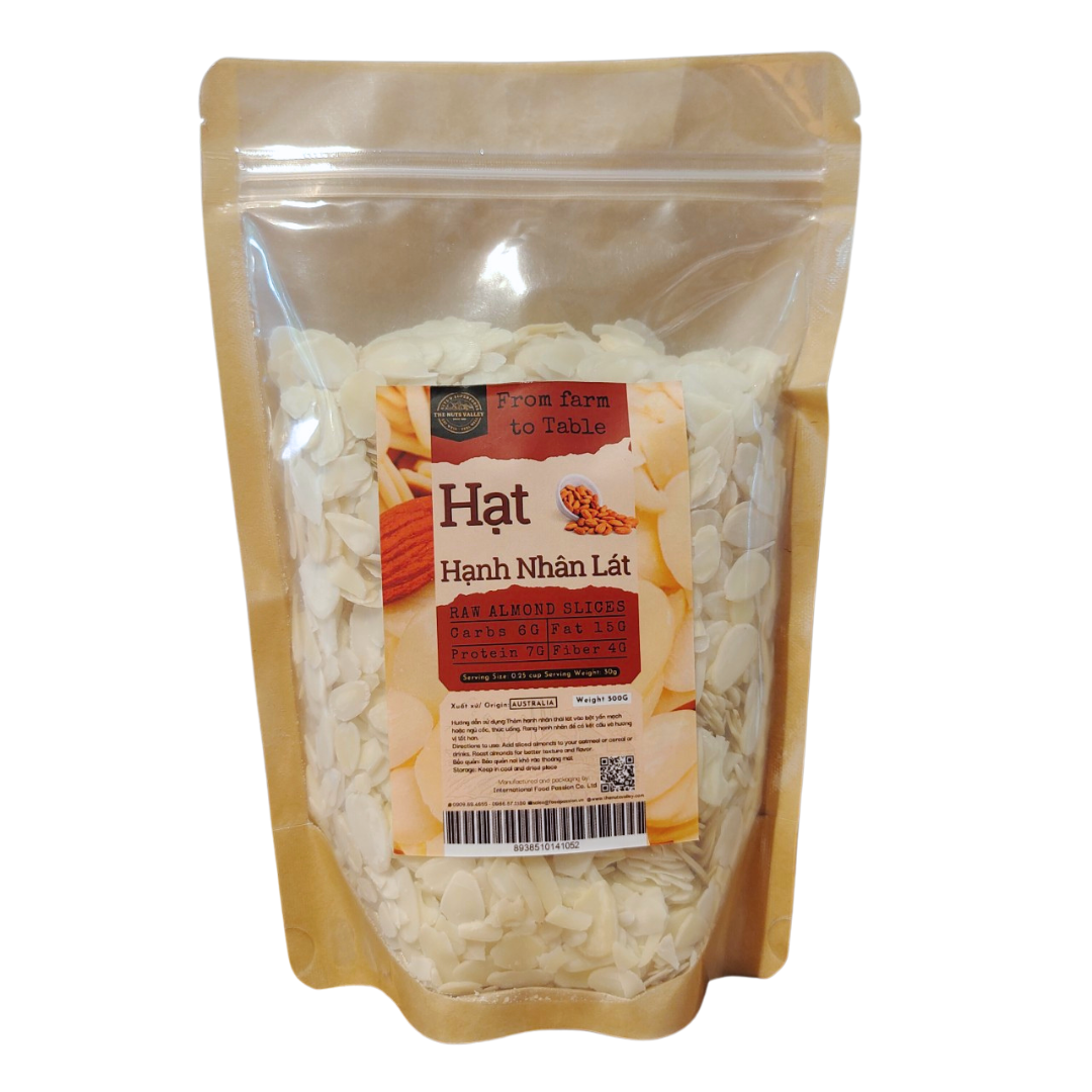Hạnh nhân lát - ALMOND, SLICES, SLIVERED