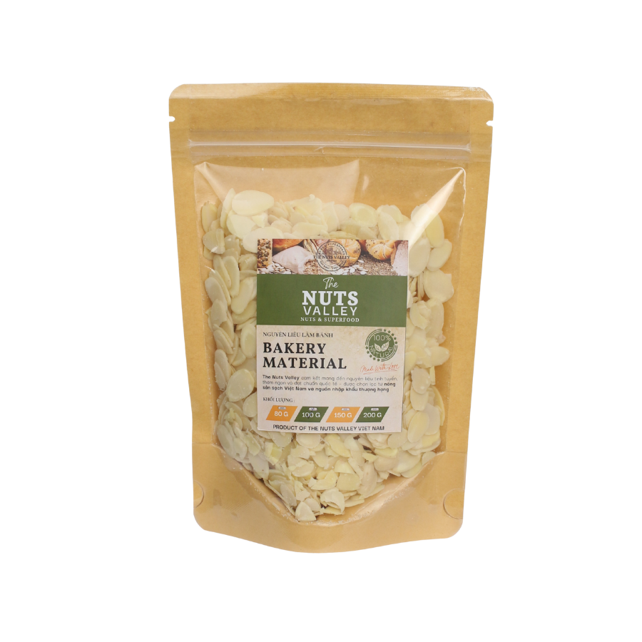 Hạnh nhân lát - ALMOND, SLICES, SLIVERED