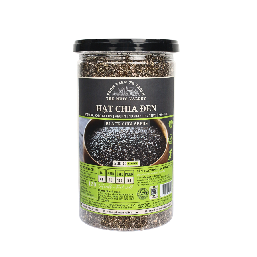 Hạt chia đen  - CHIA SEEDS The Nuts Valley