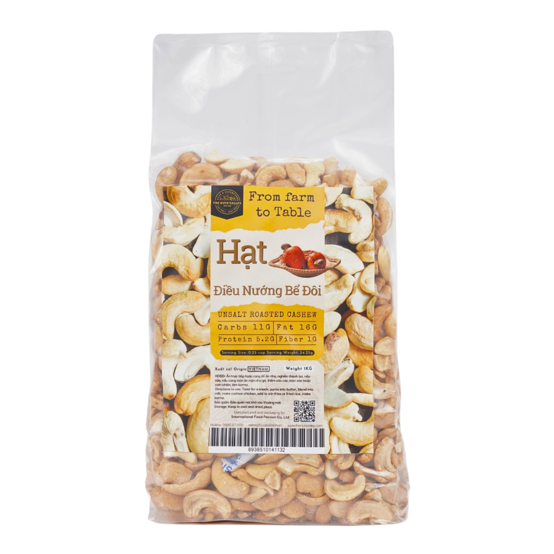 Hạt Điều Bể Đôi - HALVES CASHEW The Nuts Valley