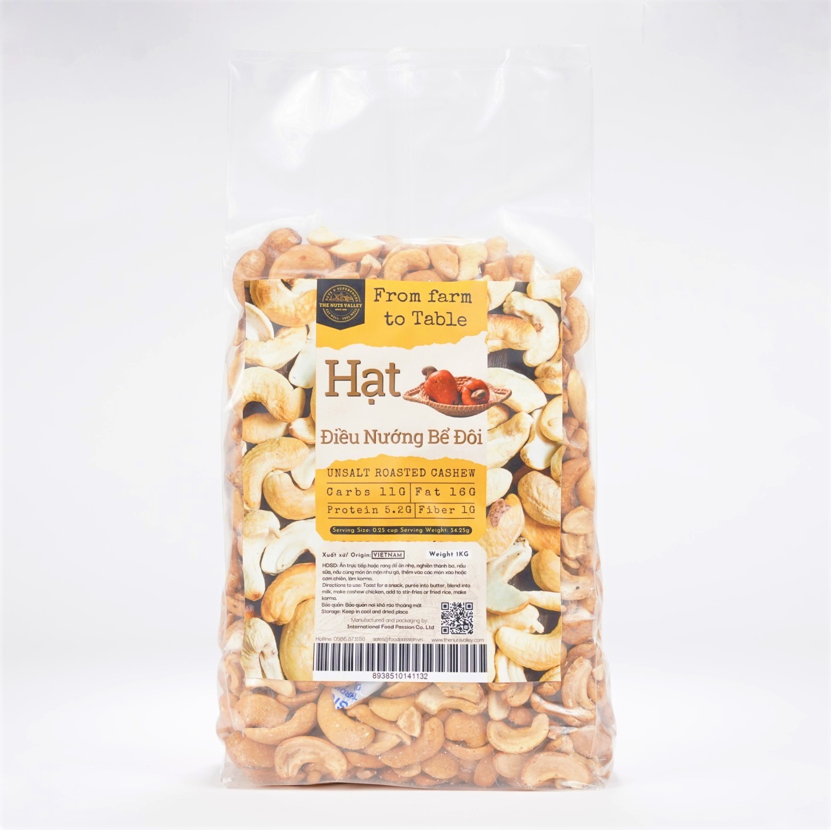 Hạt Điều Bể Đôi - HALVES CASHEW The Nuts Valley