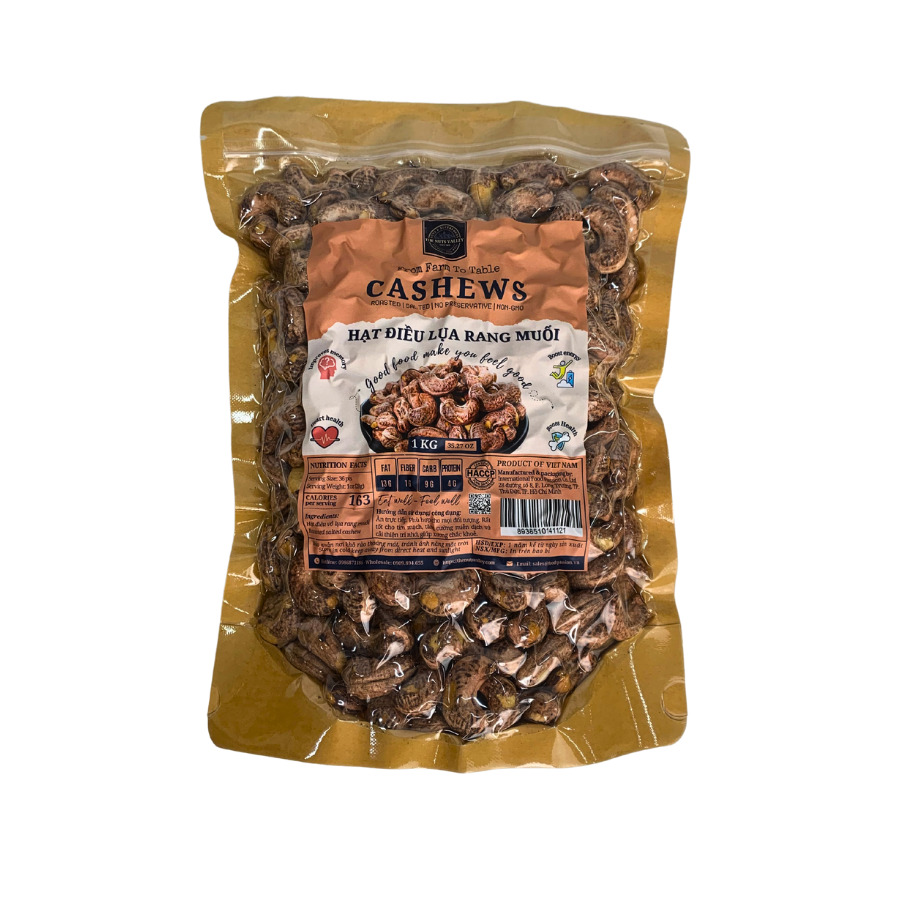 Hạt Điều Nhân Nguyên – Nguyên Chất Tự Nhiên, Dinh Dưỡng Đầy Đủ - WHOLE CASHEW The Nuts Valley
