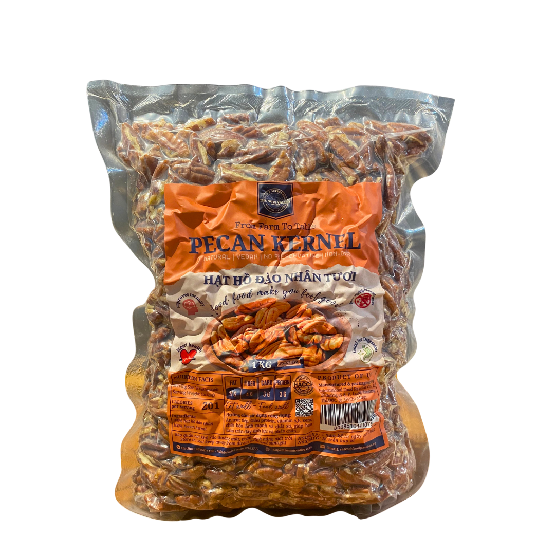 Hạt Hồ Đào Nhân Tách Vỏ - PECAN The Nuts Valley