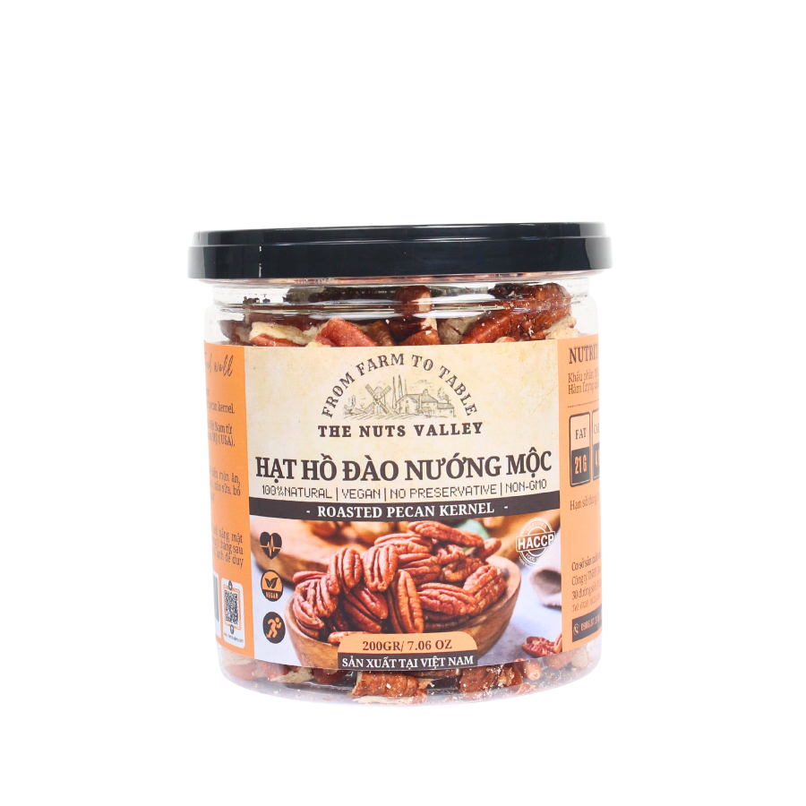 Hạt Hồ Đào Nhân Tách Vỏ - PECAN The Nuts Valley