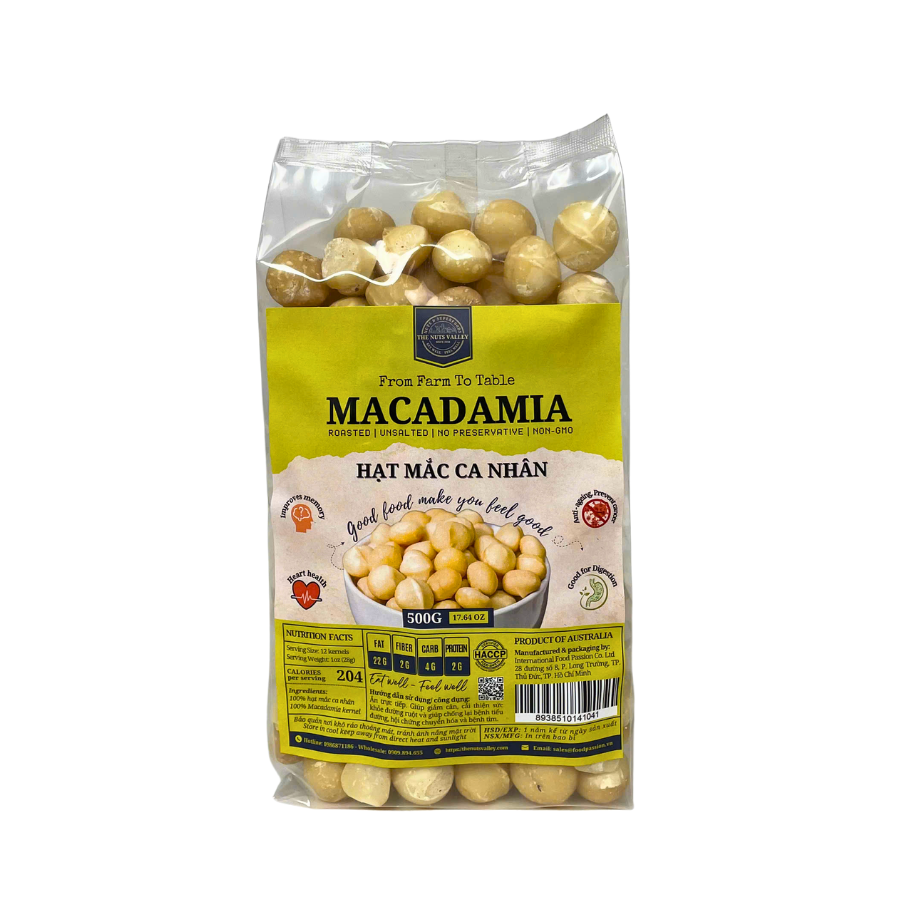 Hạt mắc ca - MACADAMIA The Nuts Valley