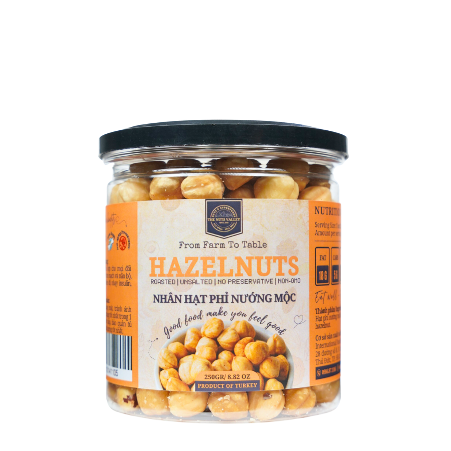 Hạt Phỉ Tách Vỏ Lụa - HAZELNUT The Nuts Valley