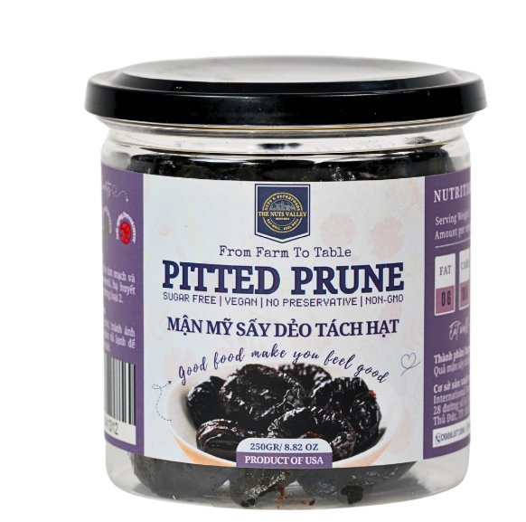 Mận sấy không hạt Mỹ - PITTED PRUNE