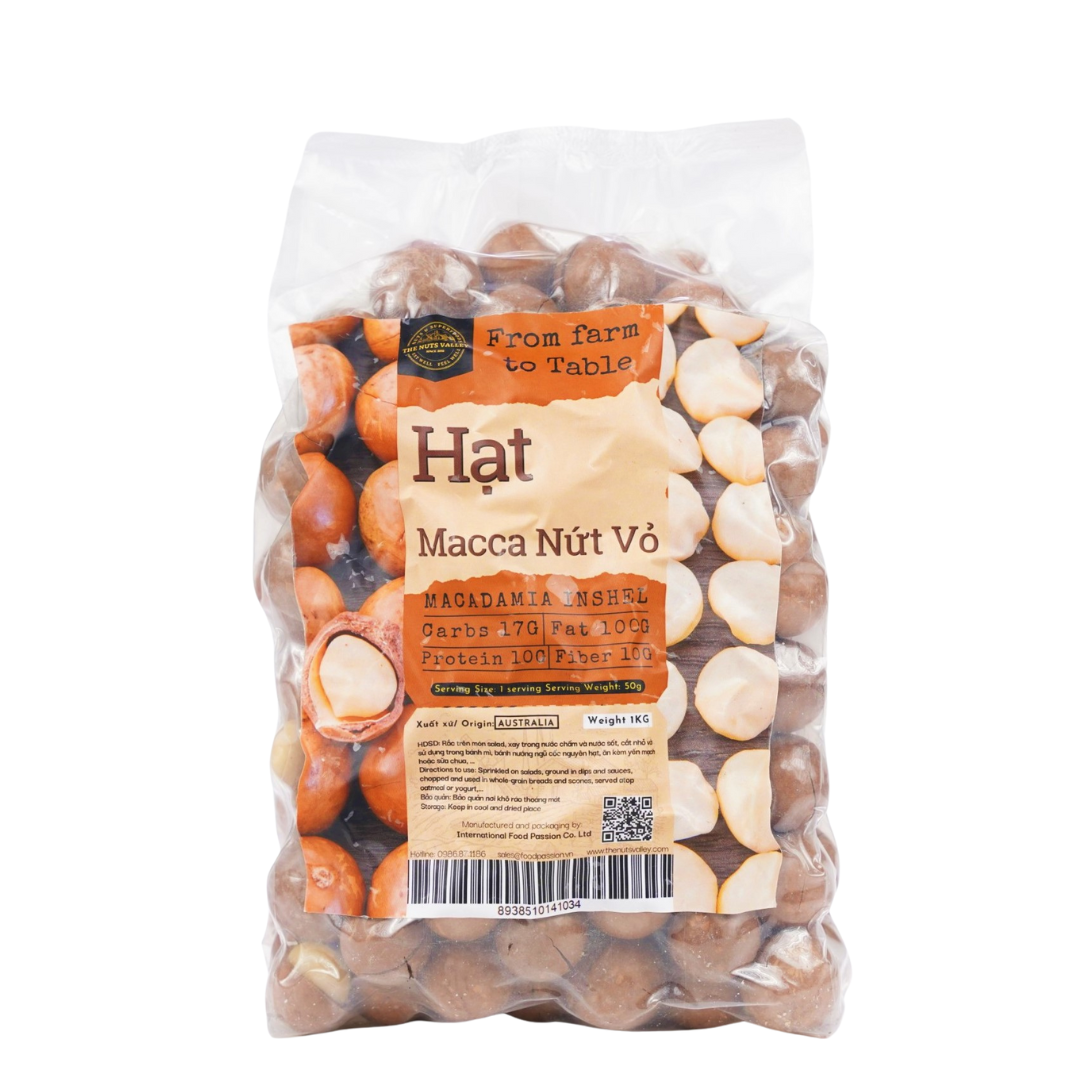Hạt mắc ca - MACADAMIA The Nuts Valley