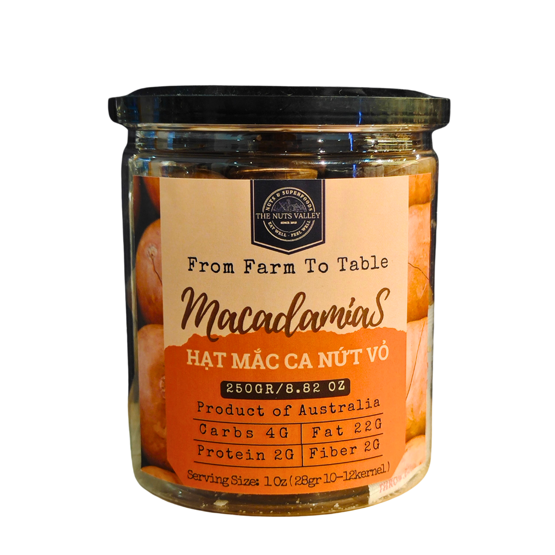 Hạt mắc ca - MACADAMIA The Nuts Valley