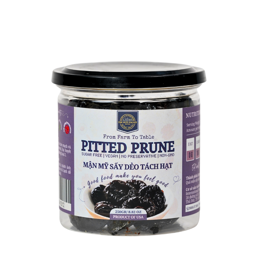 Mận sấy không hạt Mỹ - PITTED PRUNE