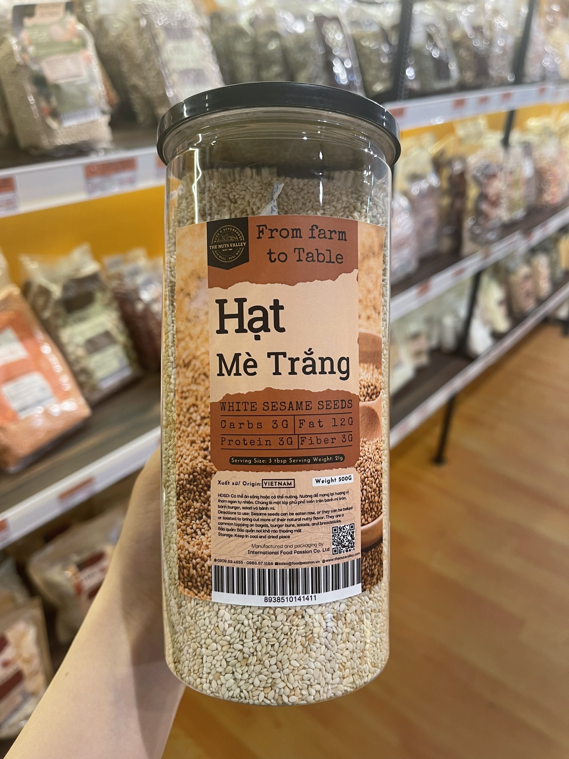 Hạt Mè Trắng và Hạt Mè Đen - SESAME The Nuts Valley