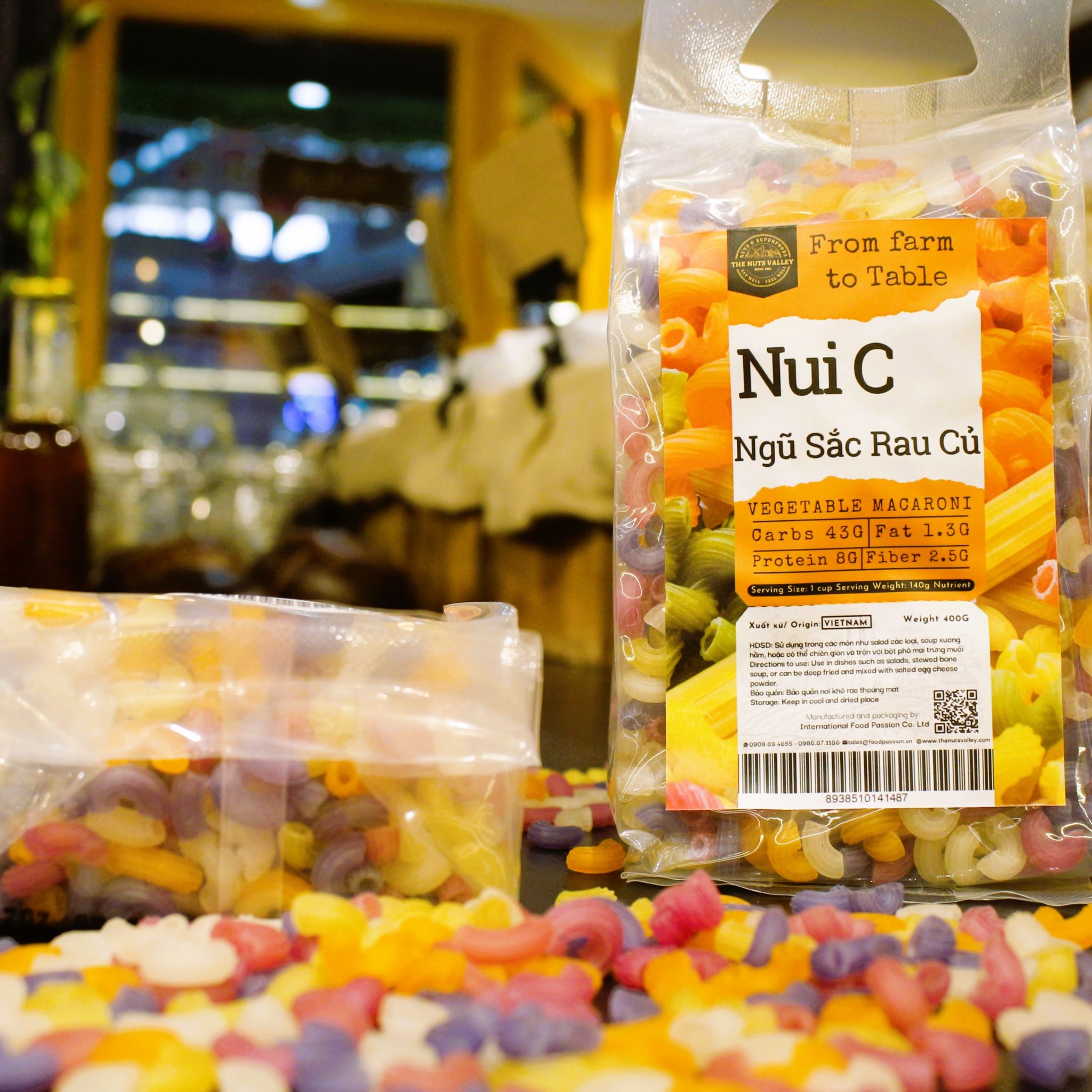 Nui rau củ thuần chay  - VEGETABLE NOODLES The Nuts Valley