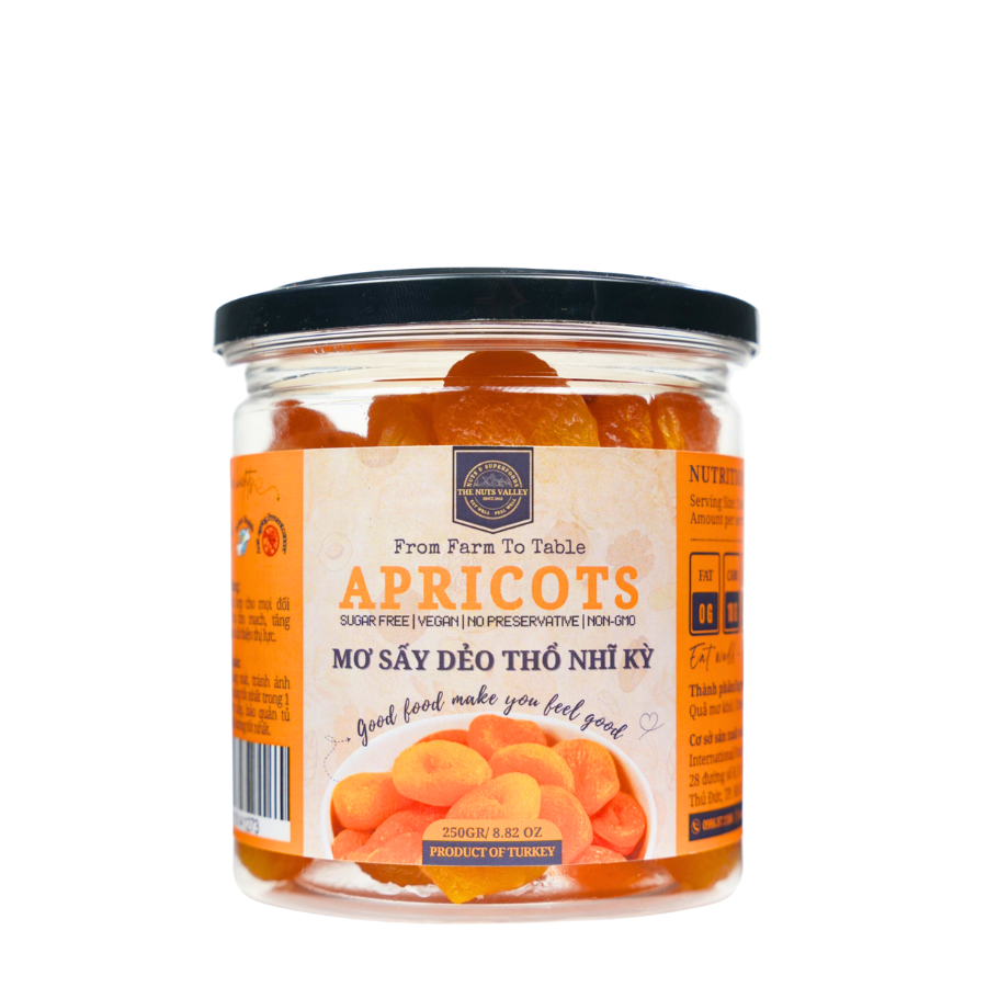 Mơ sấy Thổ Nhĩ Kỳ - DRIED APRICOT The Nuts Valley