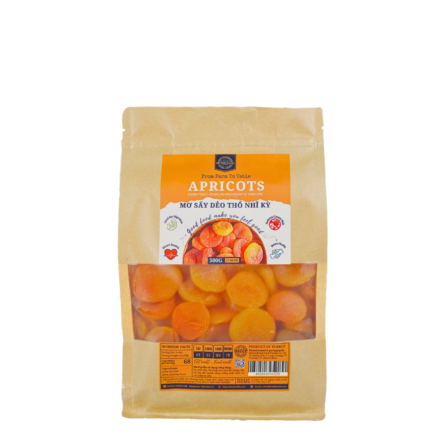 Mơ sấy Thổ Nhĩ Kỳ - DRIED APRICOT The Nuts Valley