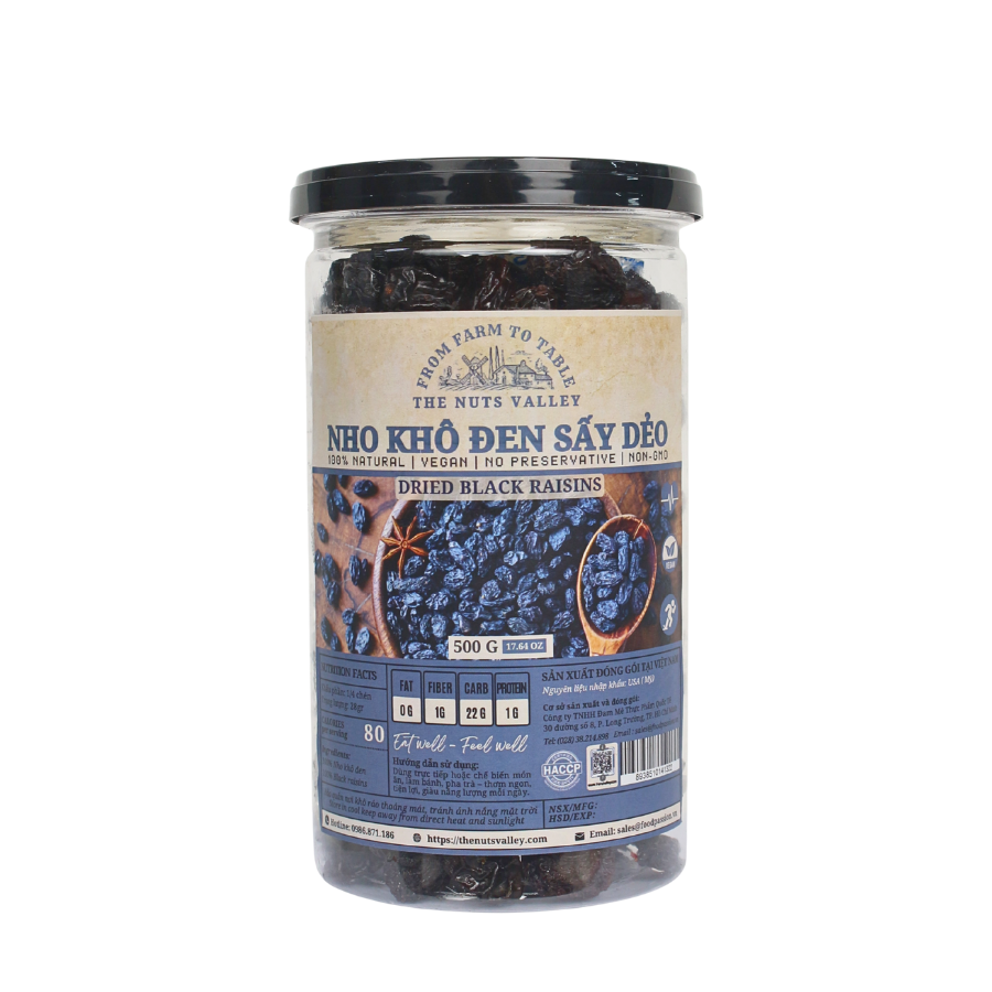 Nho khô nhập khẩu - Dried Raisin The Nuts Valley