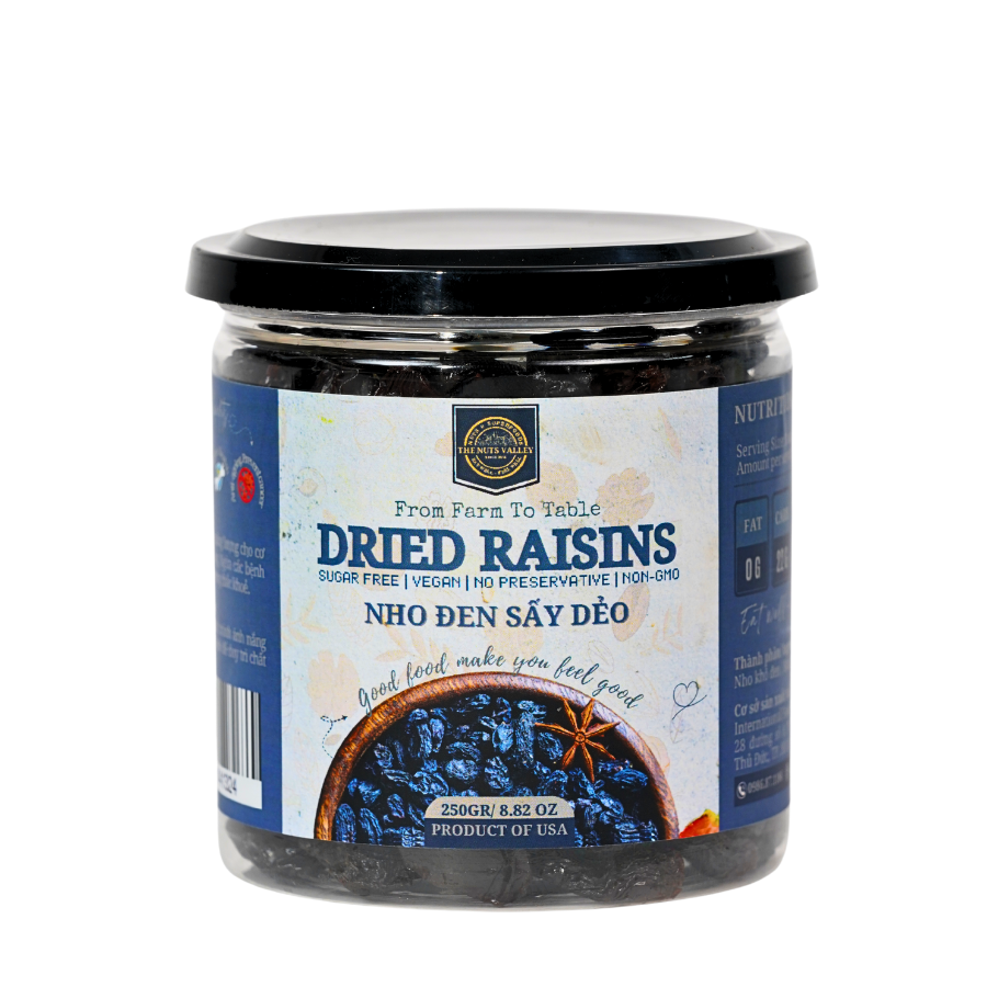 Nho khô nhập khẩu - Dried Raisin The Nuts Valley