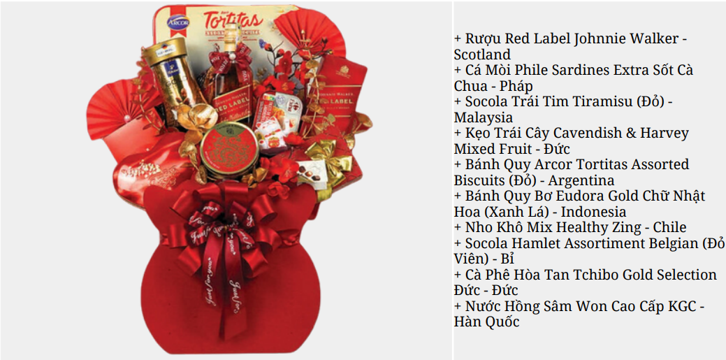 Set Quà Tết Cao Cấp Xuân Phấn Khởi - The Nuts Valley