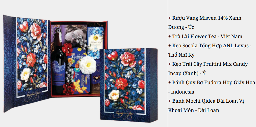 Set Quà Tết Cao Cấp Xuân Phấn Khởi - The Nuts Valley