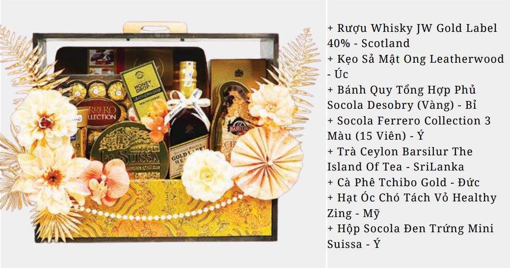 Set Quà Tết Cao Cấp Xuân Phấn Khởi - The Nuts Valley