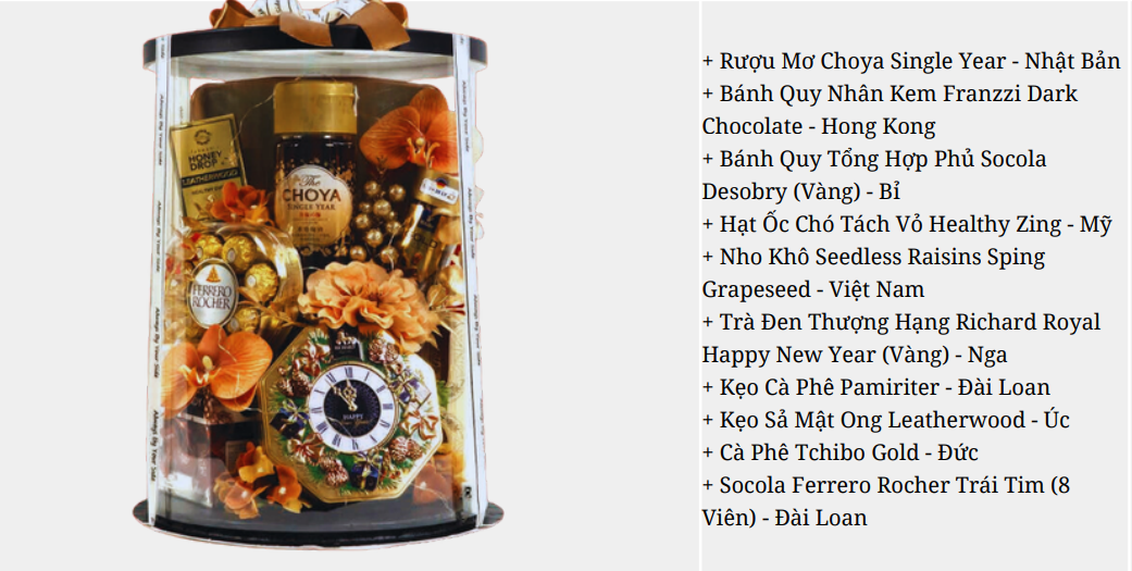 Set Quà Tết Cao Cấp Xuân Phấn Khởi - The Nuts Valley