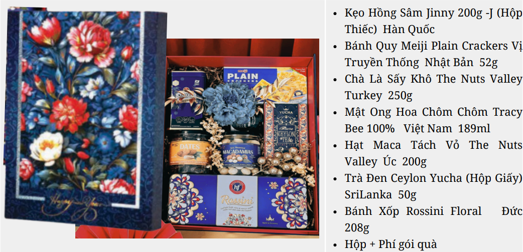 Set Quà Tết Cao Cấp Xuân Phấn Khởi - The Nuts Valley