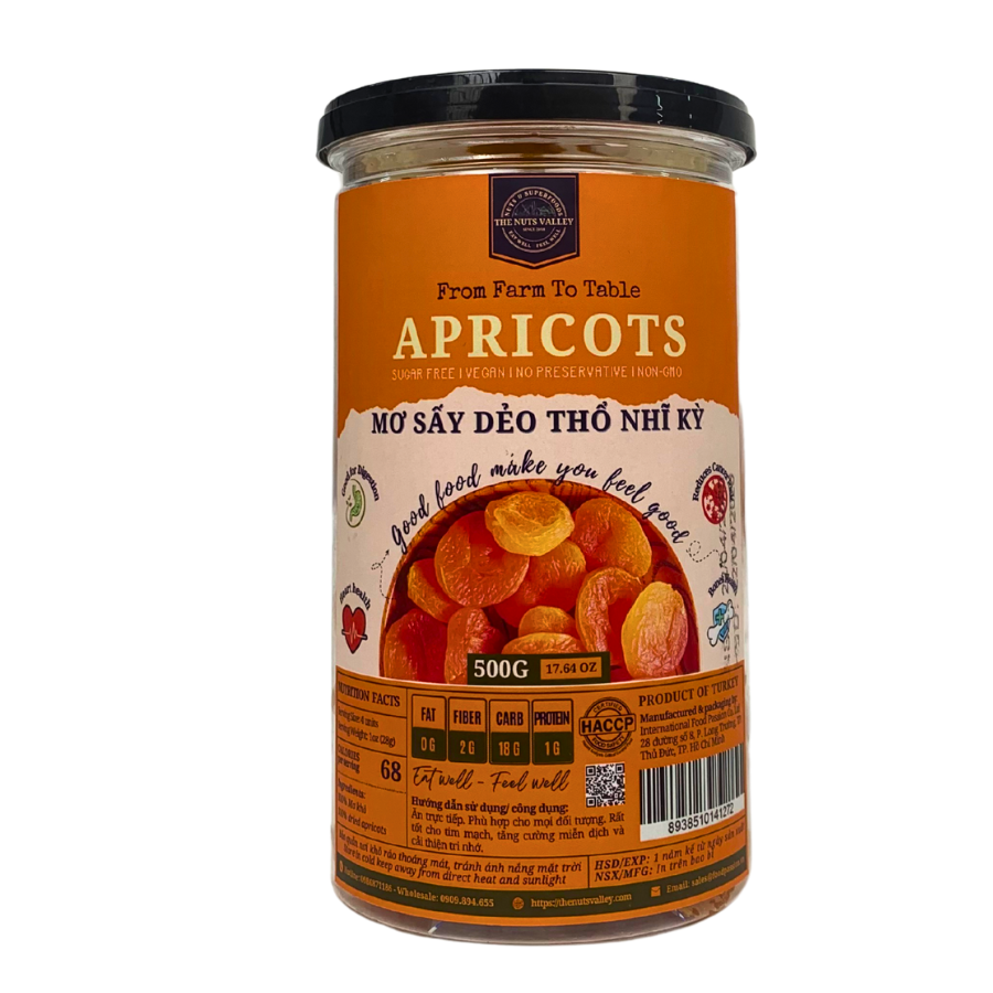 Mơ sấy Thổ Nhĩ Kỳ - DRIED APRICOT The Nuts Valley