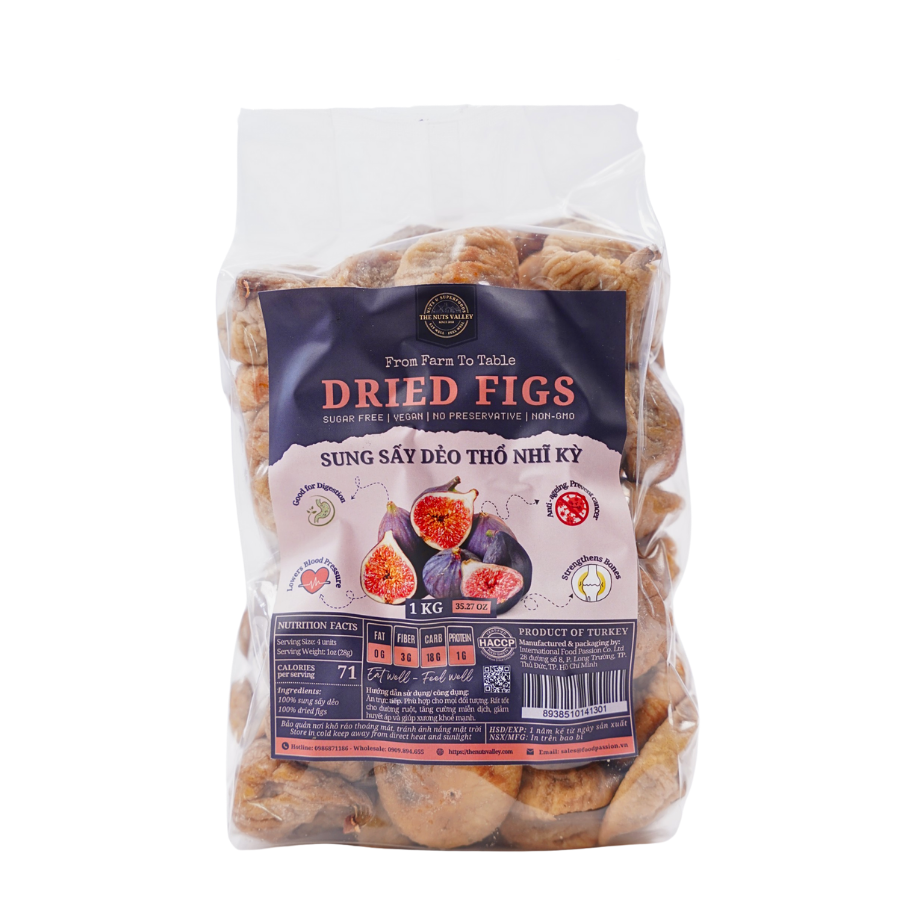 Sung sấy dẻo -  Dry Figs The Nuts Valley