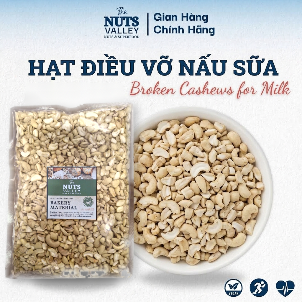 Hạt Điều Bể Đôi - HALVES CASHEW The Nuts Valley