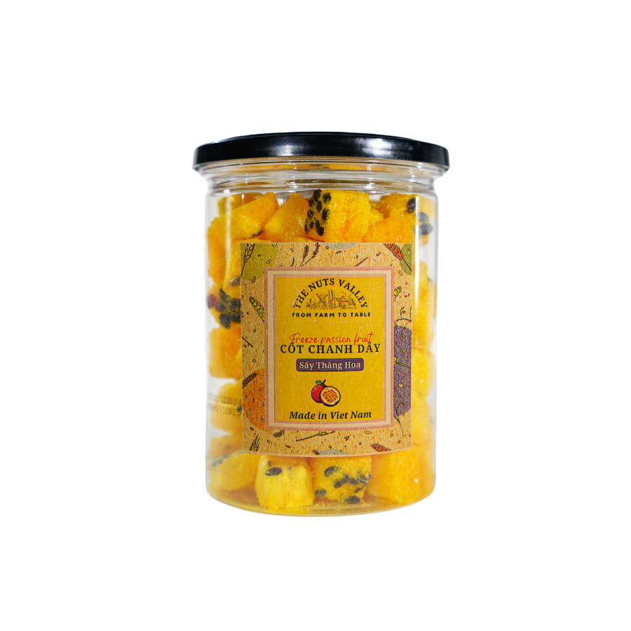 Viên Cốt chanh dây sấy - FREEZE PASSION FRUIT 150gr