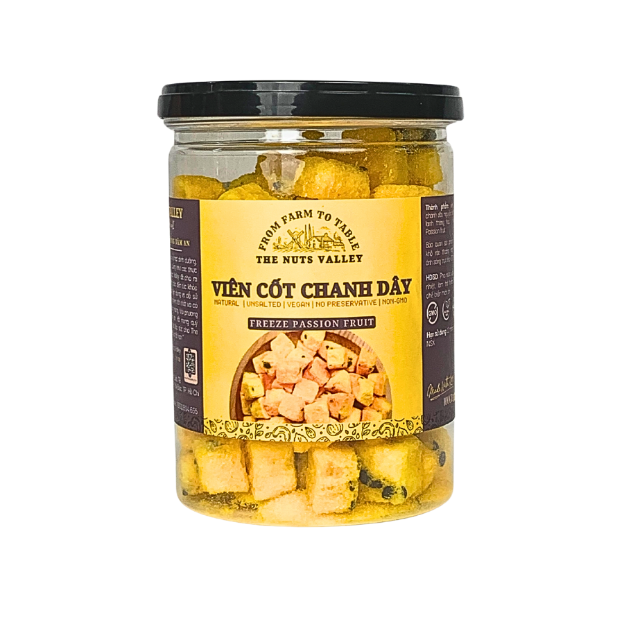 Viên Cốt chanh dây sấy - FREEZE PASSION FRUIT 150gr