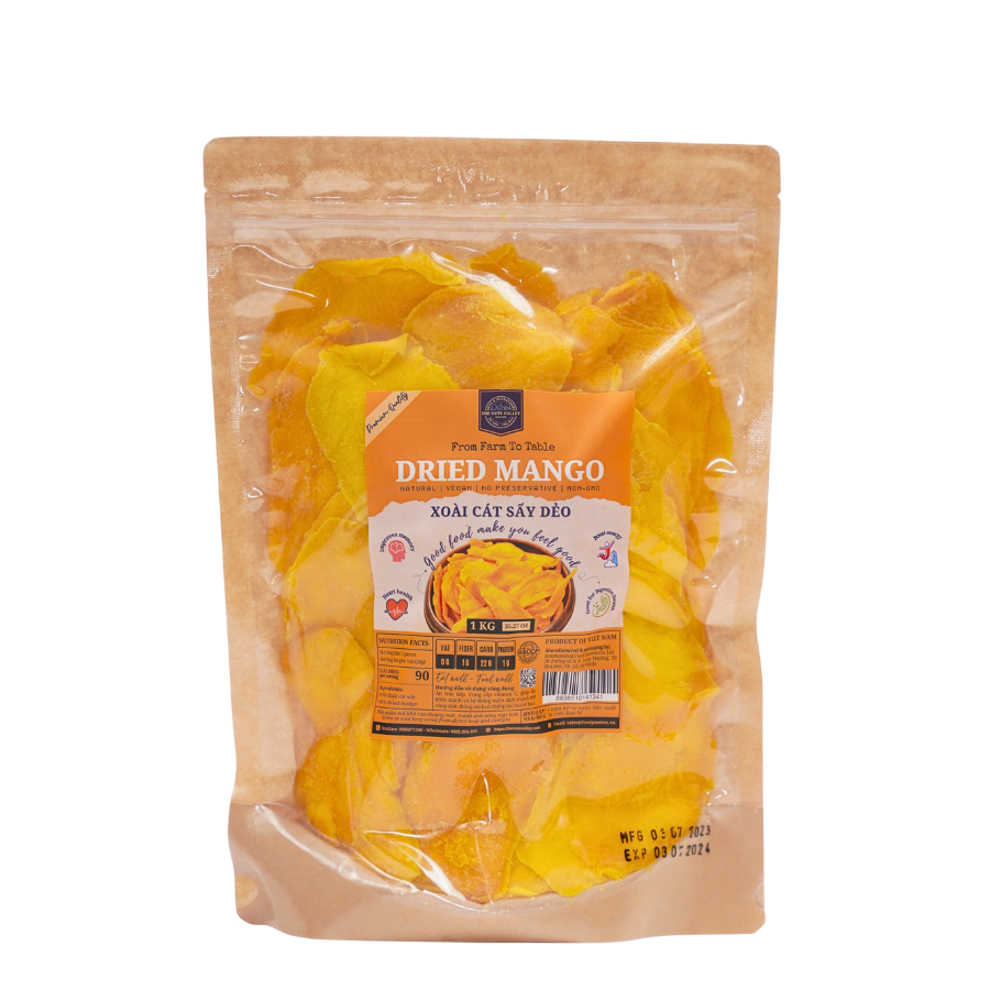 Xoài sấy dẻo cát Hoà Lộc - Dried Mango The Nuts Valley