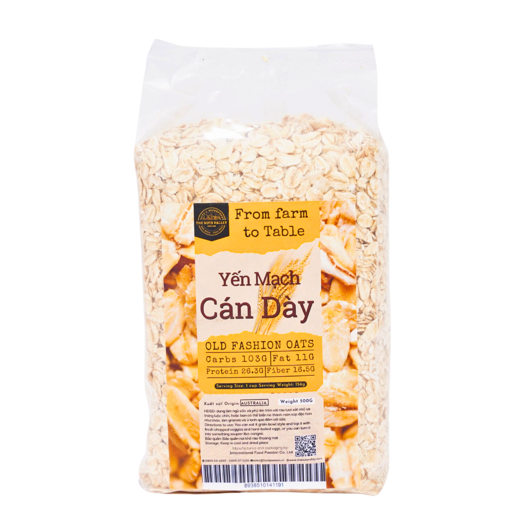 Yến Mạch cán dẹp và Bột Yến Mạch  - Oats The Nuts Valley