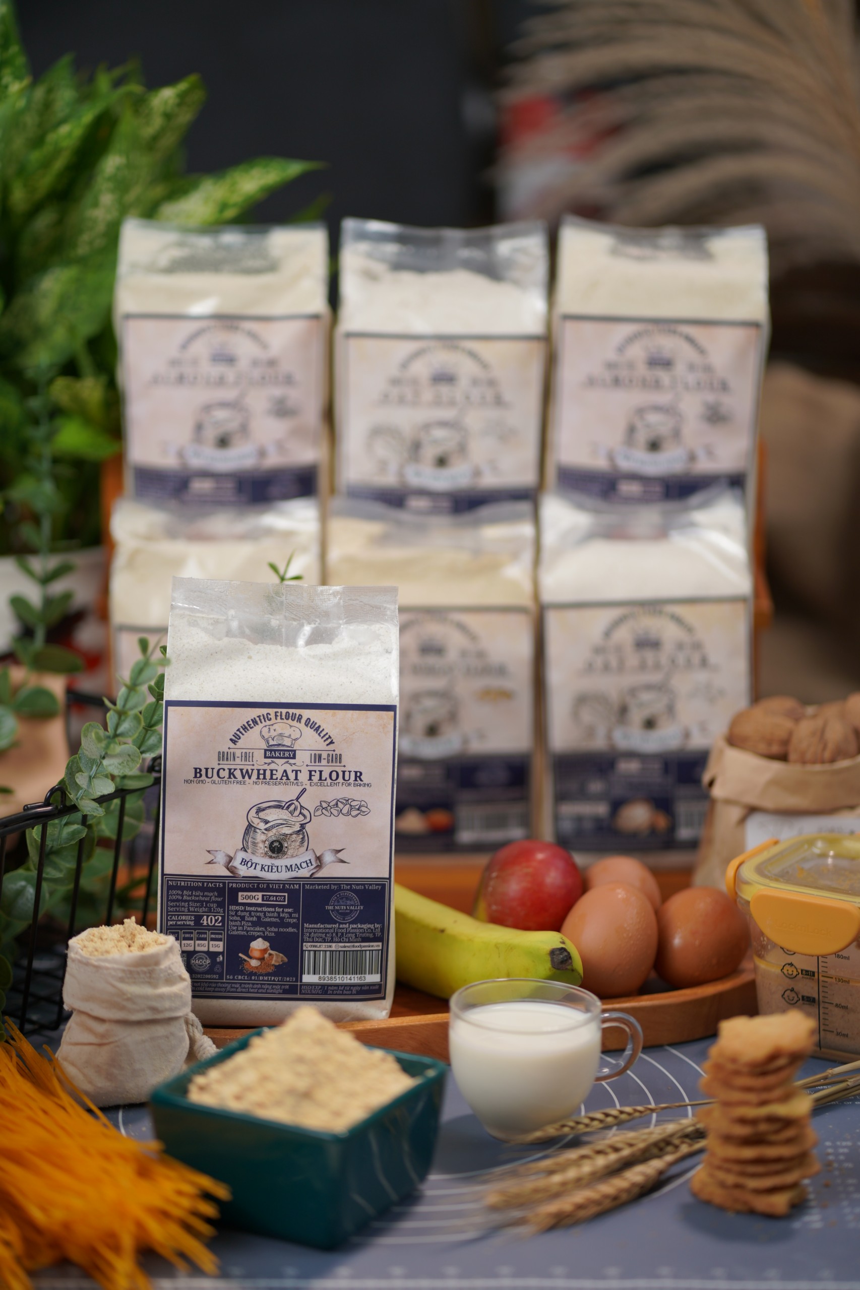 Bột Kiều Mạch và Hạt Kiều Mạch - BUCKWHEAT The Nuts Valley