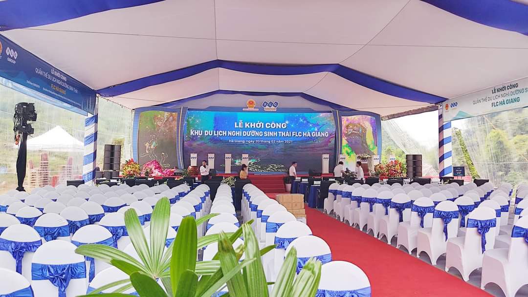 Các sản phẩm cung cấp cho Lễ khởi công dự án của FLC
