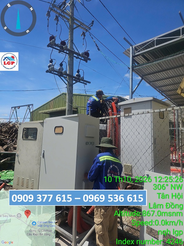 HOÀN THÀNH DỰ ÁN ĐIỆN CÔNG NGHIỆP – CÔNG TY THU ANH, LÂM ĐỒNG