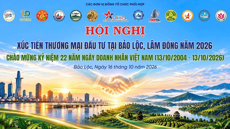 LÊ GIA PHÁT THAM DỰ HỘI NGHỊ XÚC TIẾN THƯƠNG MẠI, ĐẦU TƯ TẠI BẢO LỘC, LÂM ĐỒNG NĂM 2026