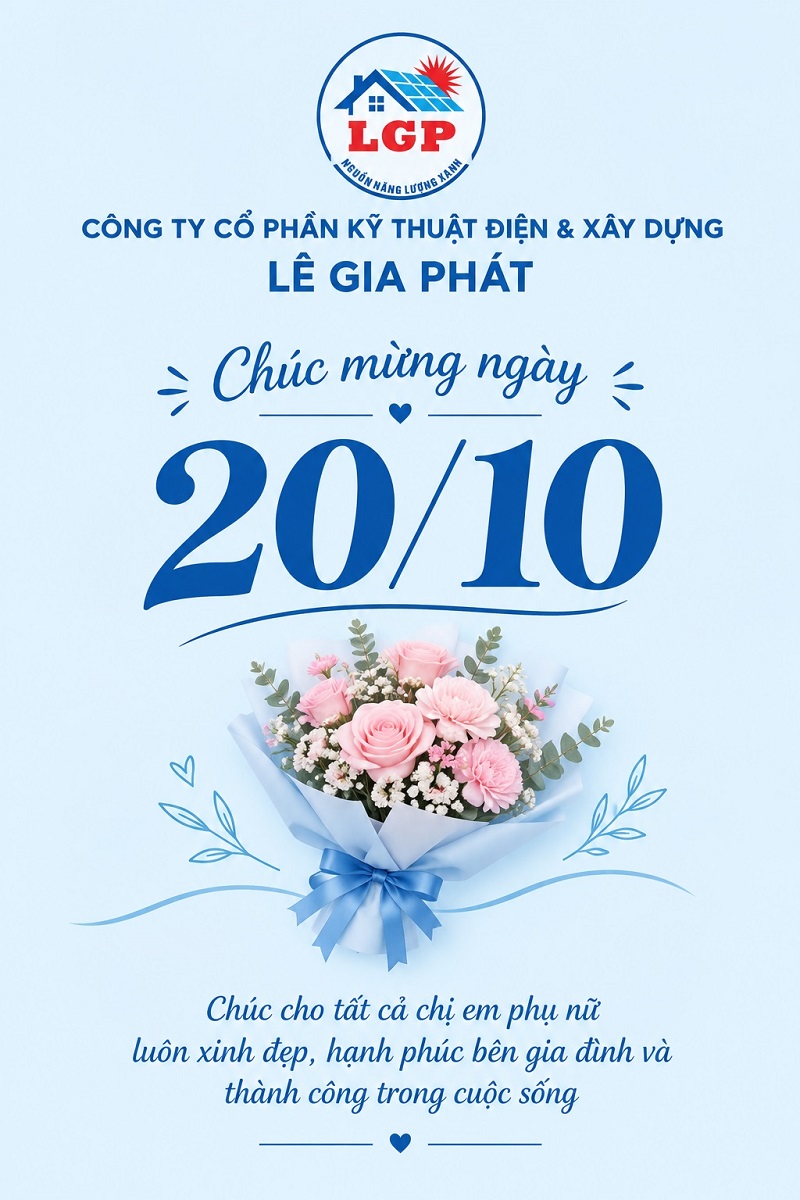 LÊ GIA PHÁT CHÚC MỪNG NGÀY PHỤ NỮ VIỆT NAM 20/10